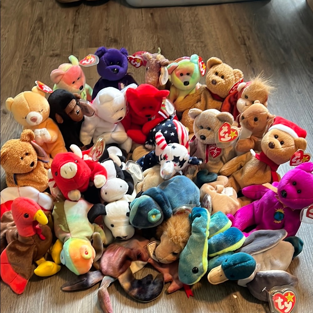 Vintage TY Stuffed Beanie Baby Collection